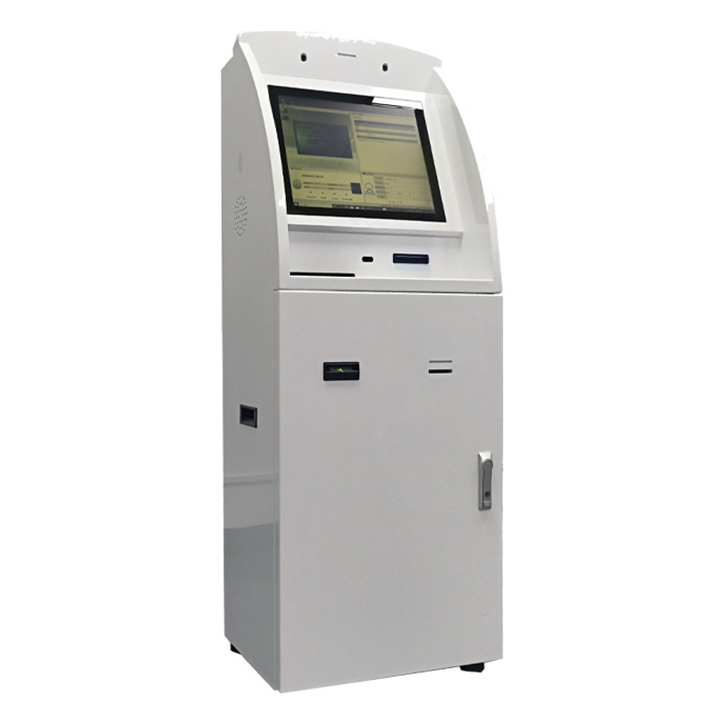 Custom 19Inch Self service Payment Crtly Ncr Atm Pos Coin Bill Kiosk Machine Atm Deposit Cash Dispenser Machine