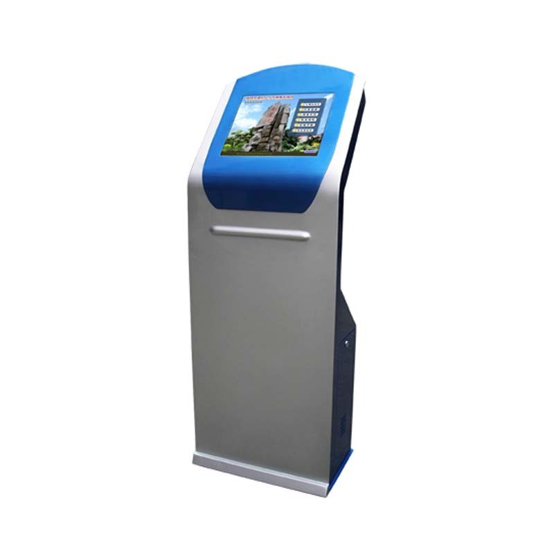 Self-Service Fingerprint Attendance System Kiosk with Touch Screen for Advertising Equipment