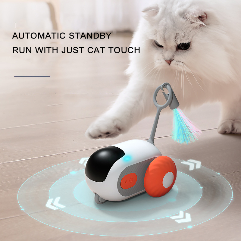 2024 Wholesale Funny Remote Controlled Cat Toy Automatic Smart Interactive Toys For Indoor Cats