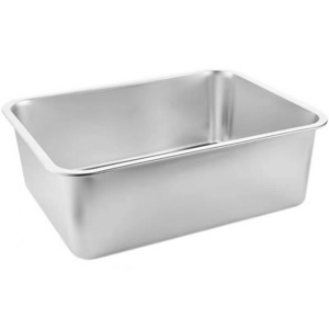 2023 New High Wall Stainless Steel Cat Litter Box For Manual Cleaning Wholesale Cat Toilet Tray