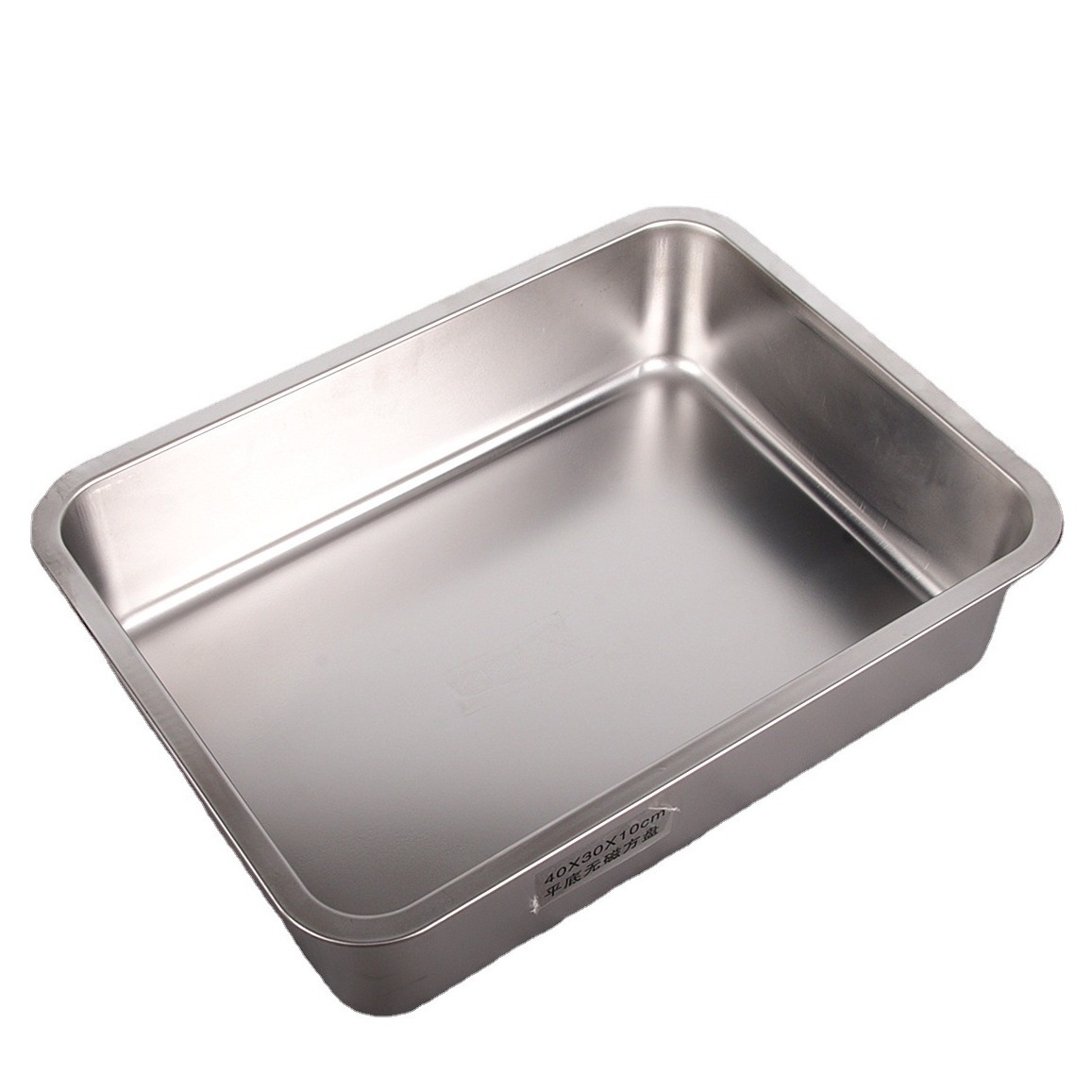 2023 New High Wall Stainless Steel Cat Litter Box For Manual Cleaning Wholesale Cat Toilet Tray