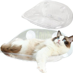 2023 New Design Clear Cordless Cat Window Perch Hammock Bed Cat Shelves And Perches Seat For Wall And Window