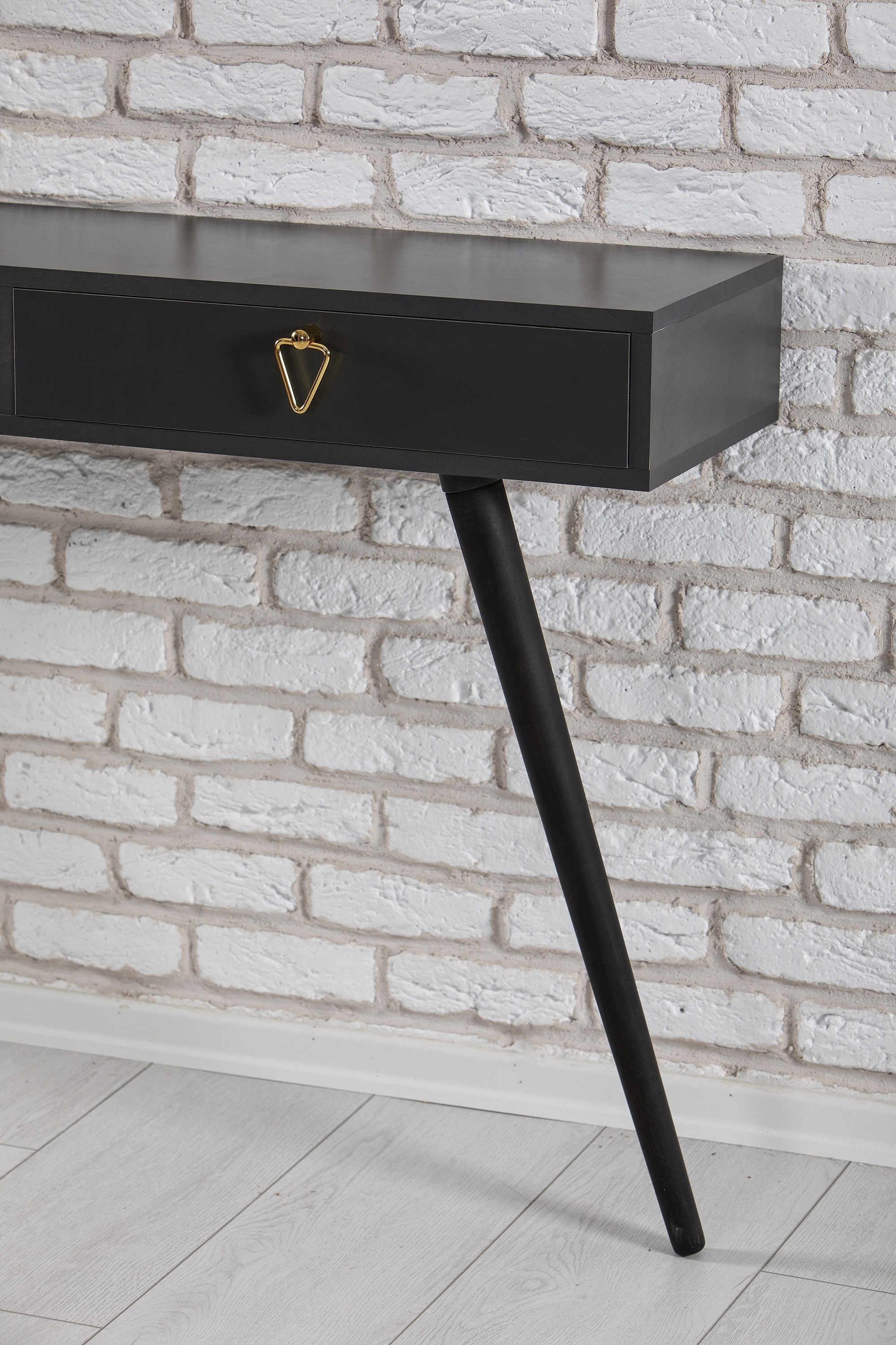 Inferno Dresuar Console Table with Drawers - Dark Grey Modern dresuar console table  hallway table