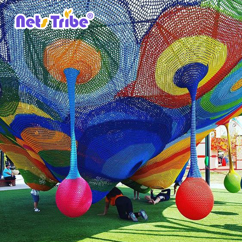 Kids rope net climbing net for indoor playground equipment and school children play games