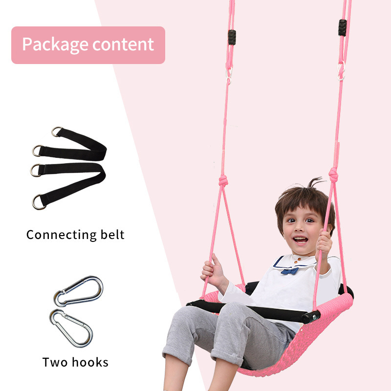 China hot selling baby swing set  and child swing for playground and toddler bedroom