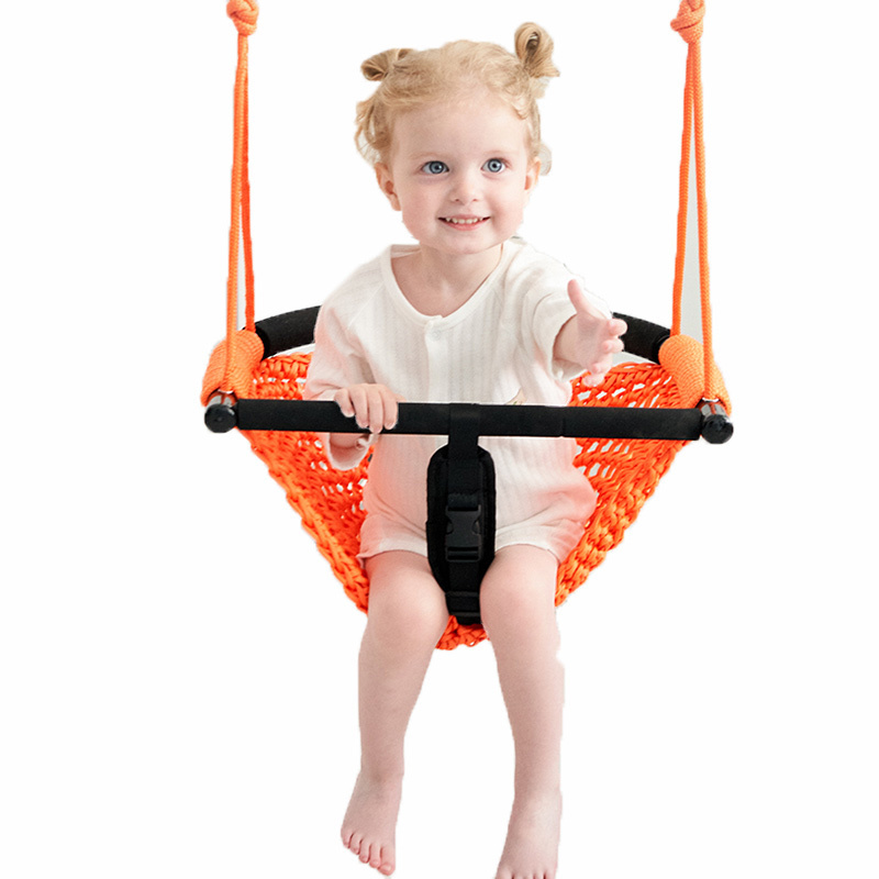 China hot selling baby swing set  and child swing for playground and toddler bedroom