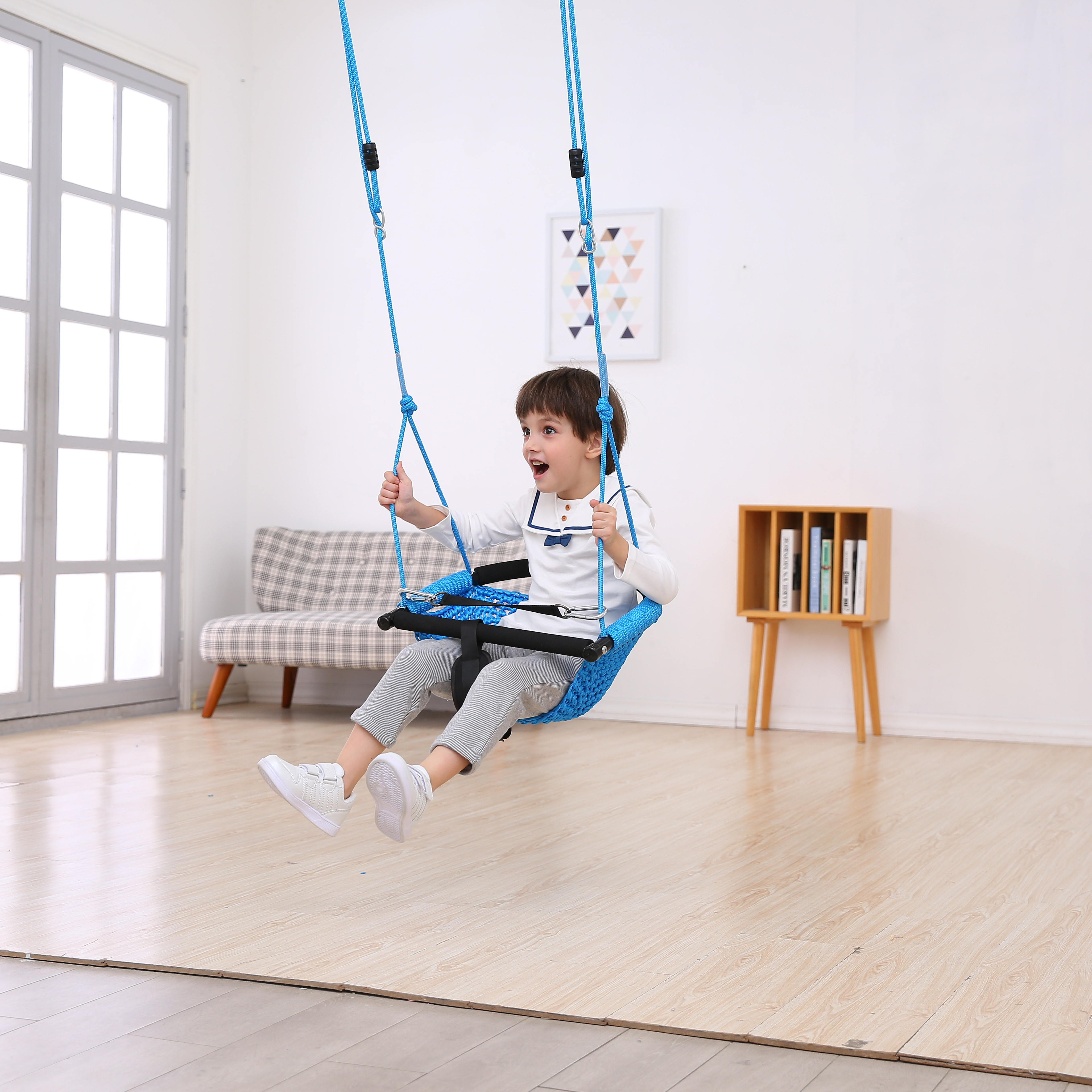 hot selling children and toddler swing indoor also for tree swing