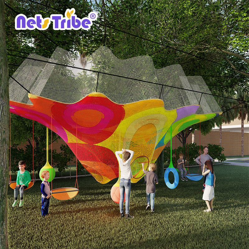 Kids rope net climbing net for indoor playground equipment and school children play games