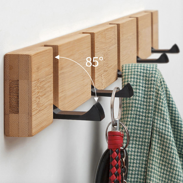 Wooden Hook Wall Coat Hooks Decoration Coat Hooks Rack Clothes Hangers