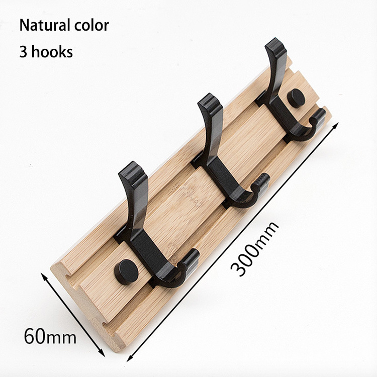 Coat Hanger Rack Clothes Hanger Hooks Living Room Closet Wooden Hat Racks