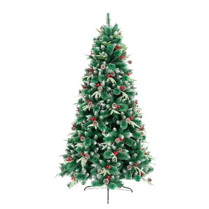 Wholesale 6.5 Foot Pre-Lit Aspen Fir Dense Artificial Christmas Tree Xmas Tree