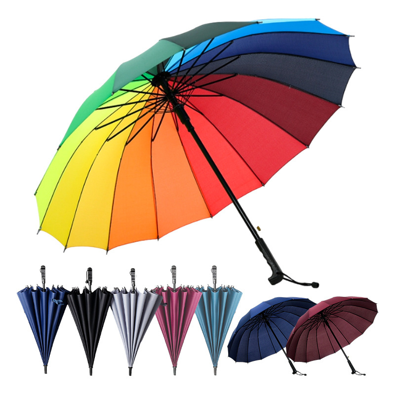 OEM&ODM Wholesale Automatic Open Extra Large Umbrella Oversize Double Layer Waterproof Windproof Umbrella