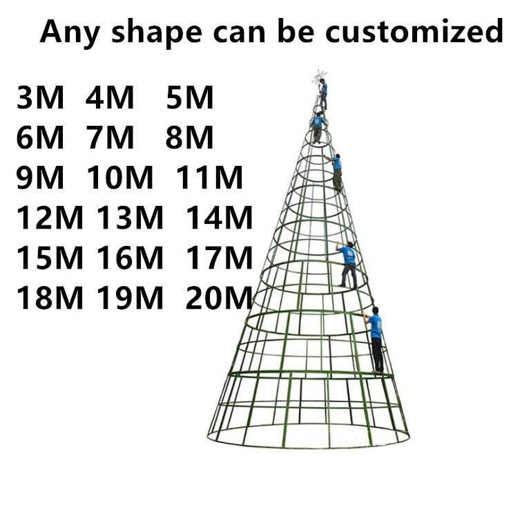 Artificial 3M Wire Cross 12 Ft Pink Smart Cedar String Christmas Tree Shaped Battery Led Light With Umbrella Base