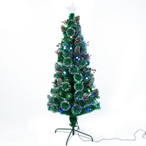 Luxury Luminous Low Price Longstar Lighted Led Tree Christmas Fiber Optic Christmas Tree With Umbrella Base