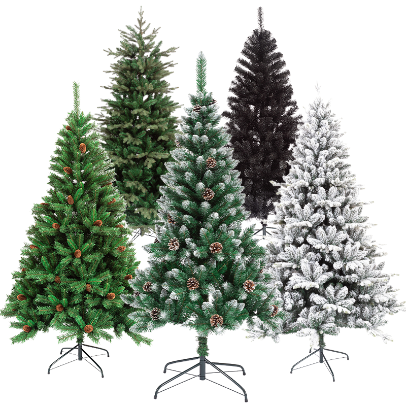 Hot Sale Pre-Lit Easy Assembly Aspen Fir Artificial Full Christmas Tree Xmas Tree