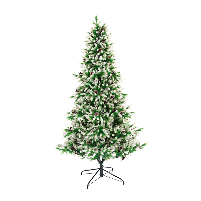 Handmade PE PVC PET Aspen Fir Green Easy Assembly Artificial Christmas Tree Xmas Tree