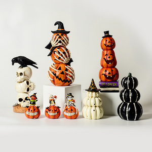 Halloween Ceramic Simulation Pumpkin Creative Party Festival Supplies Decorative Ornaments