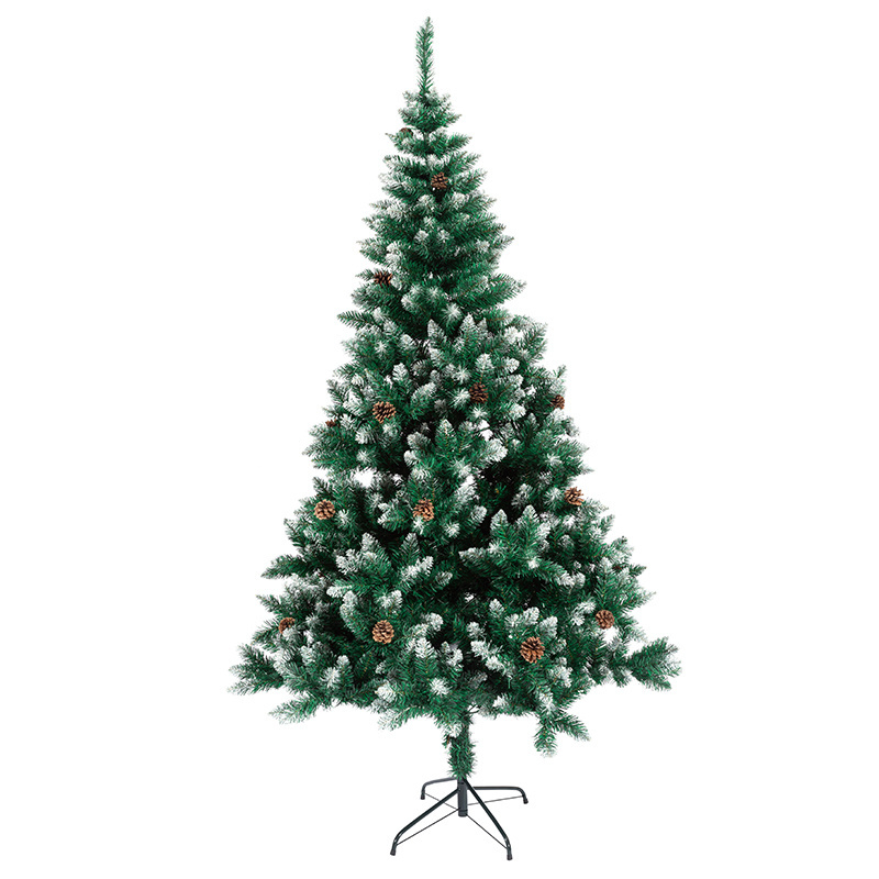 Factory Orange Red Artificial Full Cedar Needle Slim Large Christmas Tree Xmas Tree