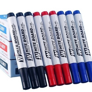 Customized logo Color Dry Erase Colorful Non-toxic ink Marker Refillable Refill Ink Whiteboard Marker Pen For Office