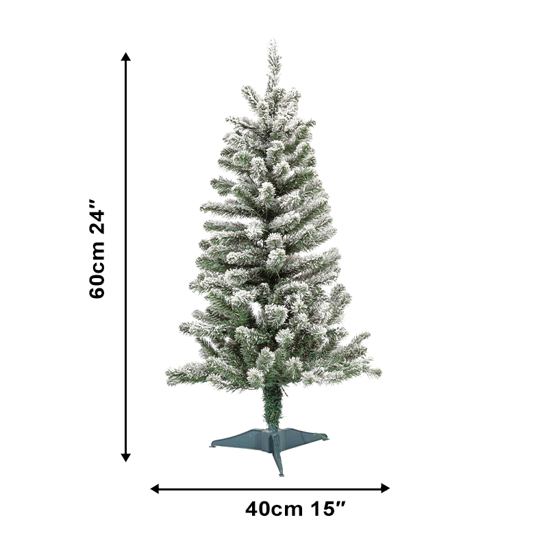 Seasonal Indoor Home Decor Artificial Cheap Night Light Flocked Pvc Christmas Tree With Pine Cone