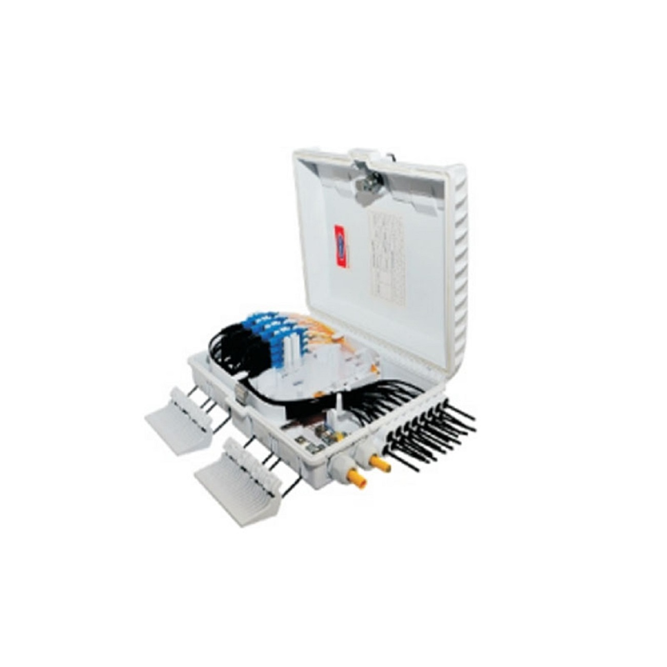 Fiber to Home 8 12 24 Core OEM FTTH Fiber Optic Distribution Box Fiber Optic Splicing Plastic Box Splitter Termination Box