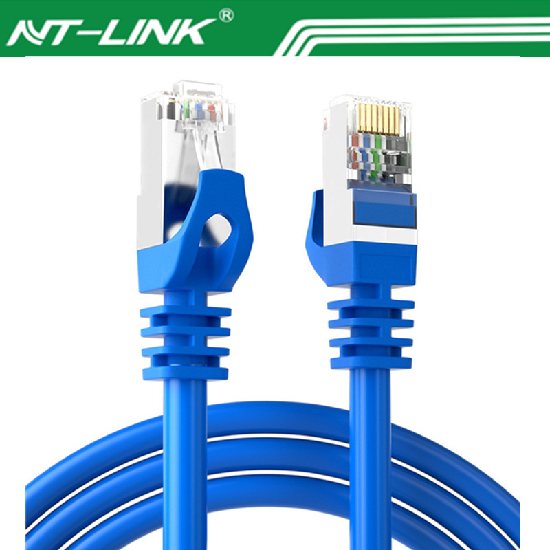 RJ45 FTP Cat6 Patch Cable Shielded Bare Copper Network Cat 8 Cable Lan Cable Cat8 3 Mtr 0.5m 1m 3m 5m, Customized