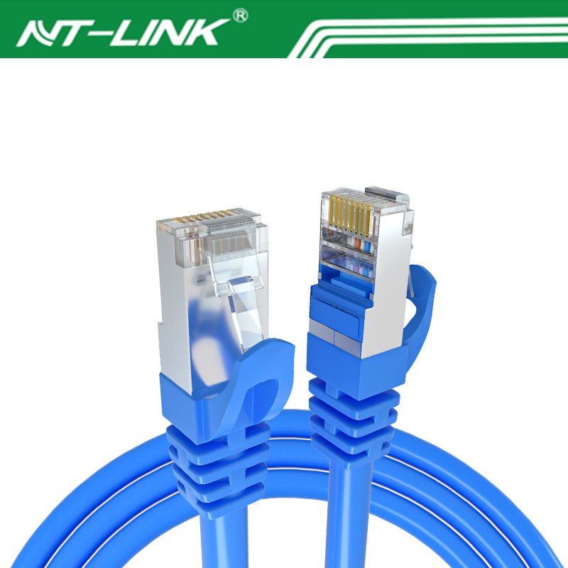 RJ45 FTP Cat6 Patch Cable Shielded Bare Copper Network Cat 8 Cable Lan Cable Cat8 3 Mtr 0.5m 1m 3m 5m, Customized