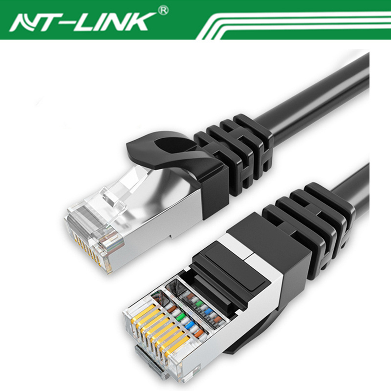 RJ45 FTP Cat6 Patch Cable Shielded Bare Copper Network Cat 8 Cable Lan Cable Cat8 3 Mtr 0.5m 1m 3m 5m, Customized