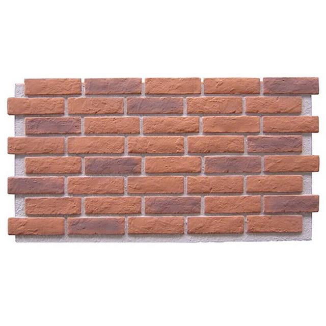 NEU Artificial Brick Veneer Faux Brick Face Tile for Chain Store Wall Surface Covering Polyurethane Wall Panel