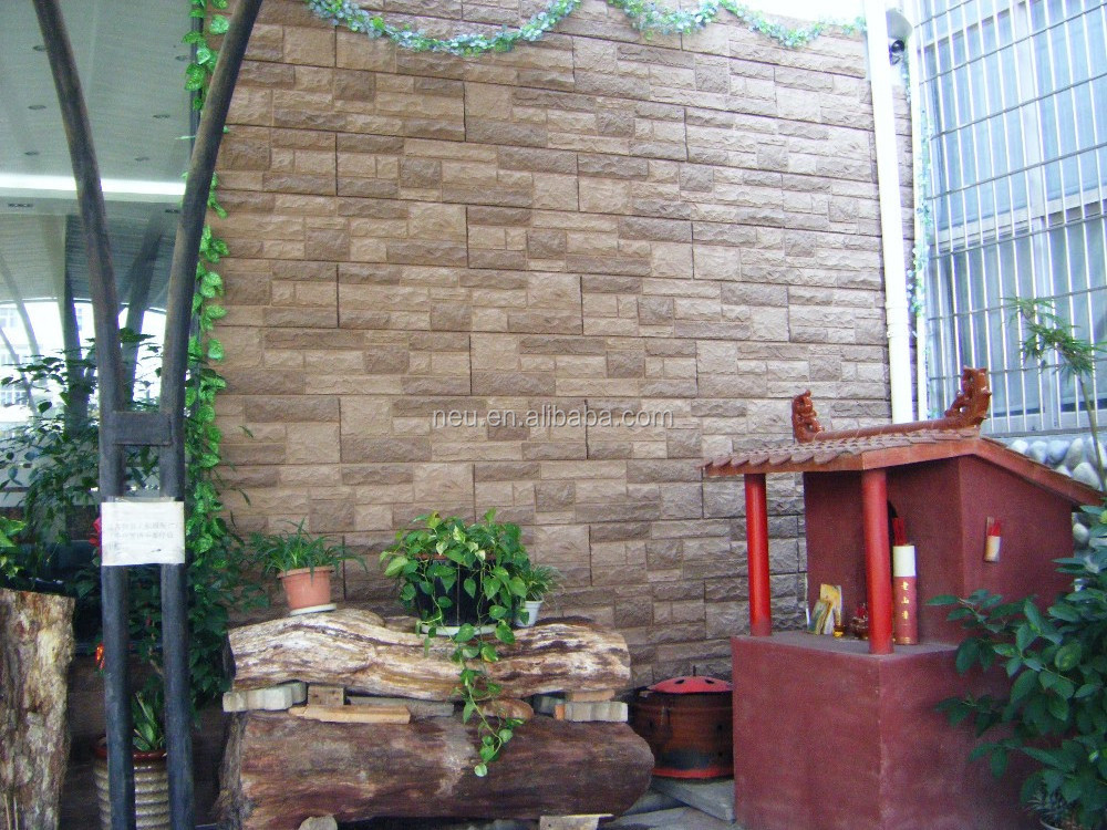 NEU Polyurethane Stone Panel 3d Foam Wall Fake Stone Wall Panel for Wall Cladding Faux Stone Panel