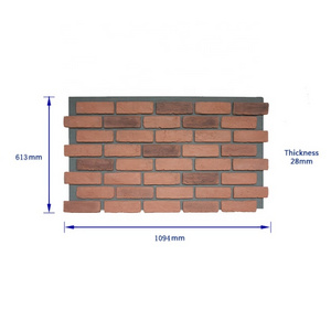 NEU Decorative Retail Display Thin Brick Polyurethane Wall Panels Foam Panel Imitation Bricks