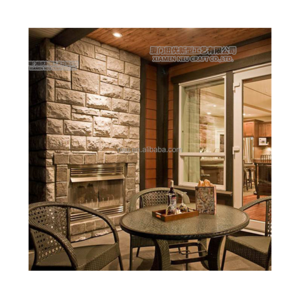 NEU 2024 Lightweight PU Artificial Stone Wall Panels Mushroom Stone Interior Wall 3D Decorative Stone Wall Panels