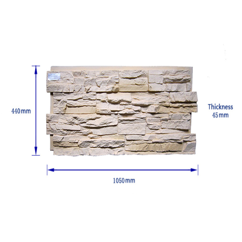 NEU Lightweight Stone Faux Polyurethane Stone Panel faux stone panel