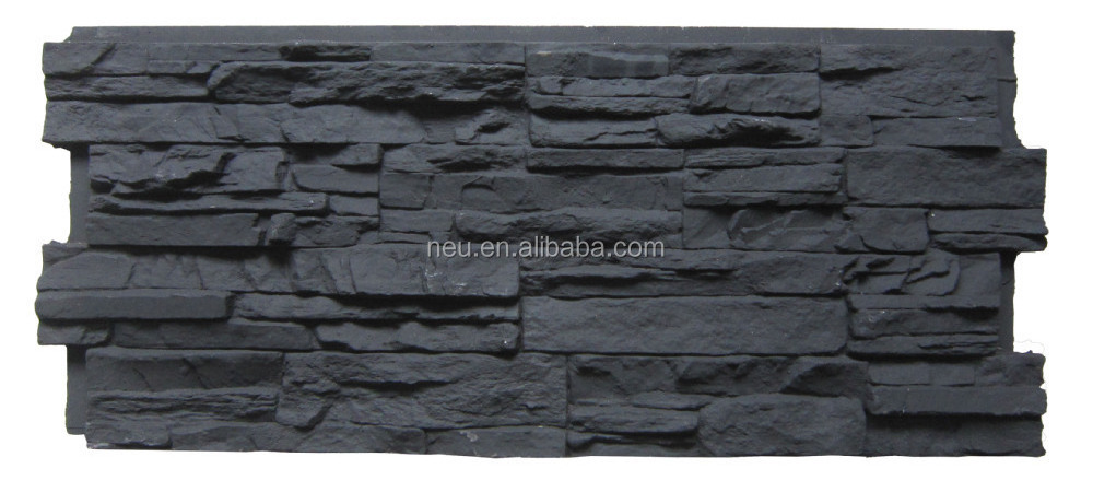 Neu Stone face faux panels for exterior wall cladding and interior wall siding