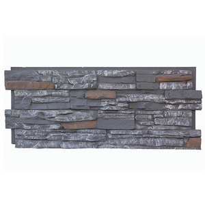 Neu Stone face faux panels for exterior wall cladding and interior wall siding