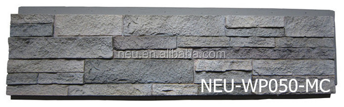 NEU Soundproof Polyurethane Foam Faux Stone Facade Decorative Faux Rock Wall Panel Foam Panel