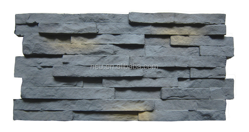 NEU Solid Surface Slab Polyurethane Stone Rock Wall Cladding for House Design Interior Exterior Stone Veneer Faux Stone Panel