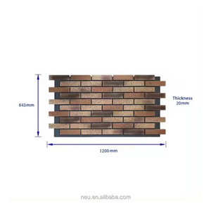 NEU 2024 Polyurethane Artificial Stone Faux Brick 3D Decoration Culture Stone Wall Panel Pu Stone Wall Panel For Indoor