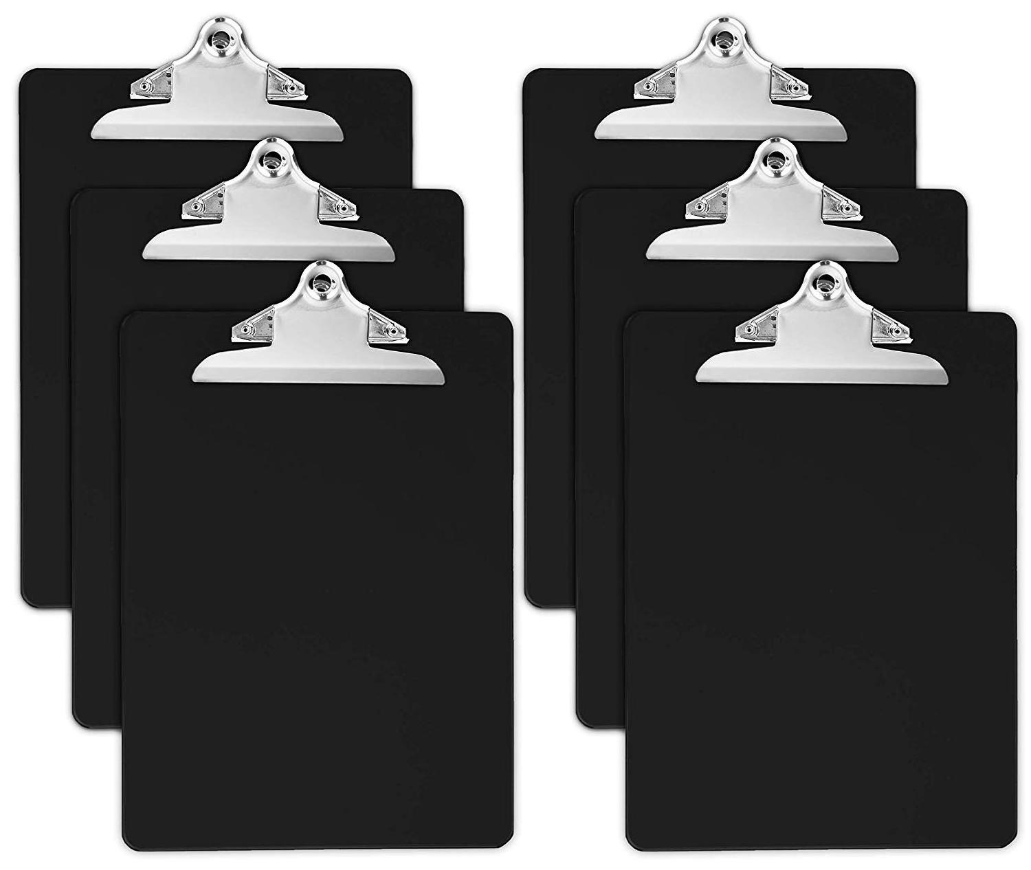 Office Classroom School Stationery Accessories Heavy Duty Metal High Profile Butterfly Clip A4 Plastic Clipboard