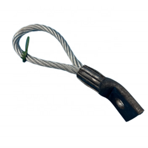 Safety Transport Loop Anchor IWR Steel Wire Rope with Stamping Flat Tube for Concrete Lifting Anchor