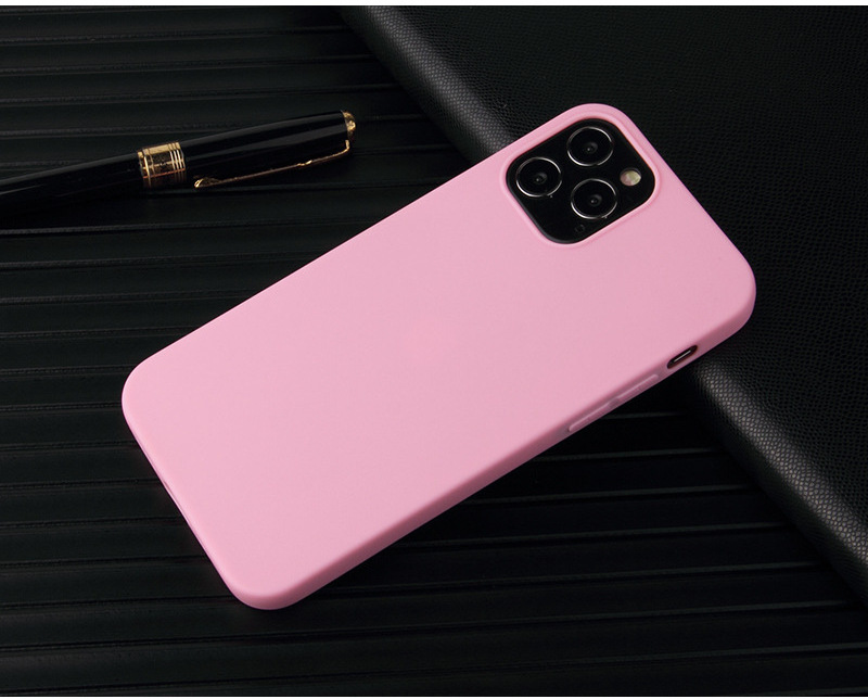 Slim Fit Candy Color Matte Skin Soft Thin TPU Silicone Cell Phone Case For iPhone 13 Mini/13/13 Pro/13 Pro Max Mobile Phone Case