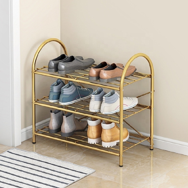 latest modern living room corner and entrance cheap metal designs shelf shoe racks organizer for home