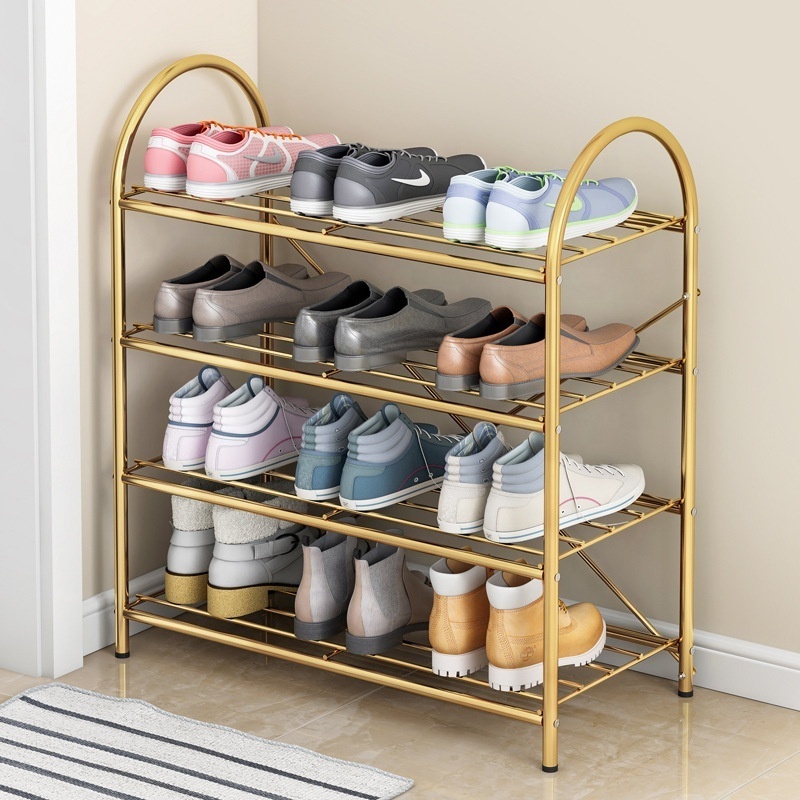 latest modern living room corner and entrance cheap metal designs shelf shoe racks organizer for home