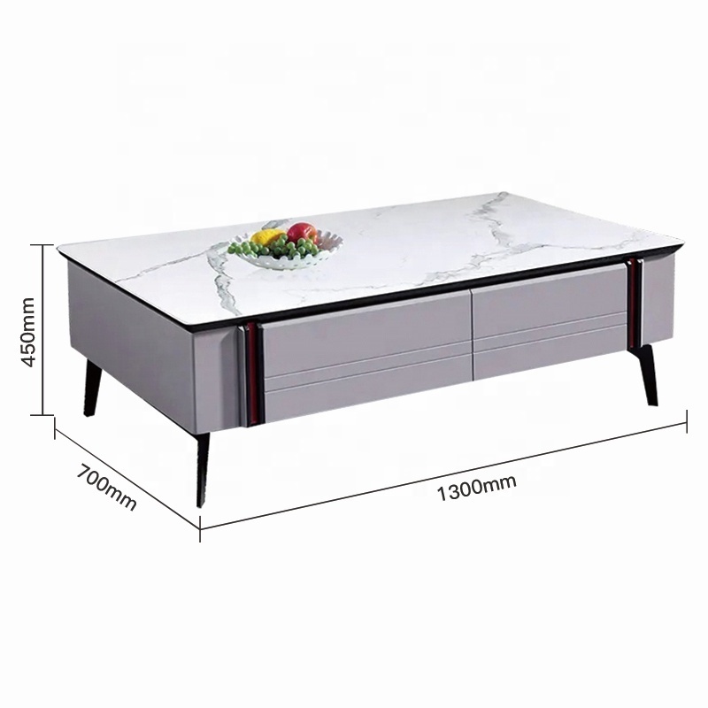 home furniture gray gloss metal legs rectangular designer natural wooden glass living room coffee table