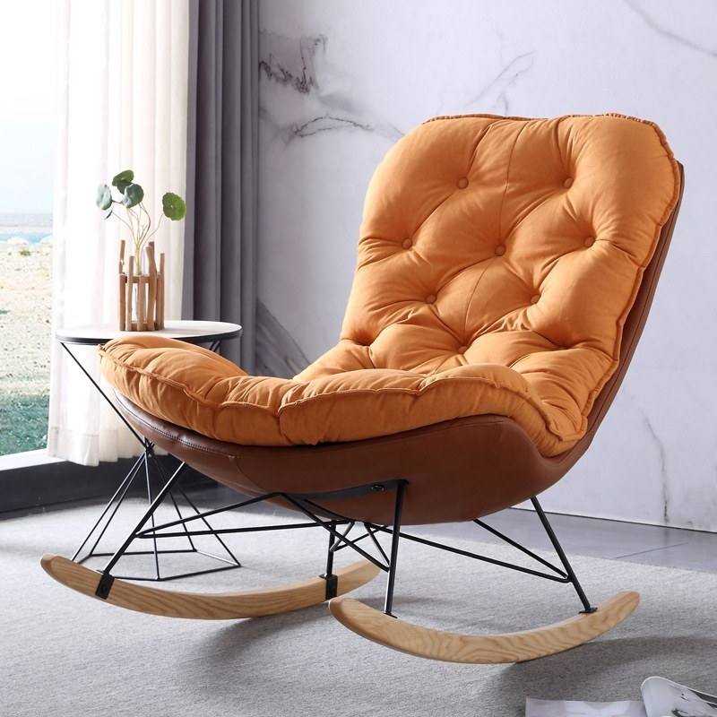 home furniture zero gravity upholstery comfortable modern living room recliner single fabric adult rocking chair