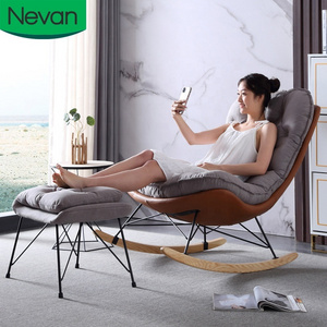 home furniture zero gravity upholstery comfortable modern living room recliner single fabric adult rocking chair