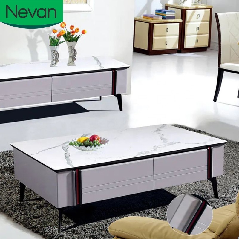 home furniture gray gloss metal legs rectangular designer natural wooden glass living room coffee table