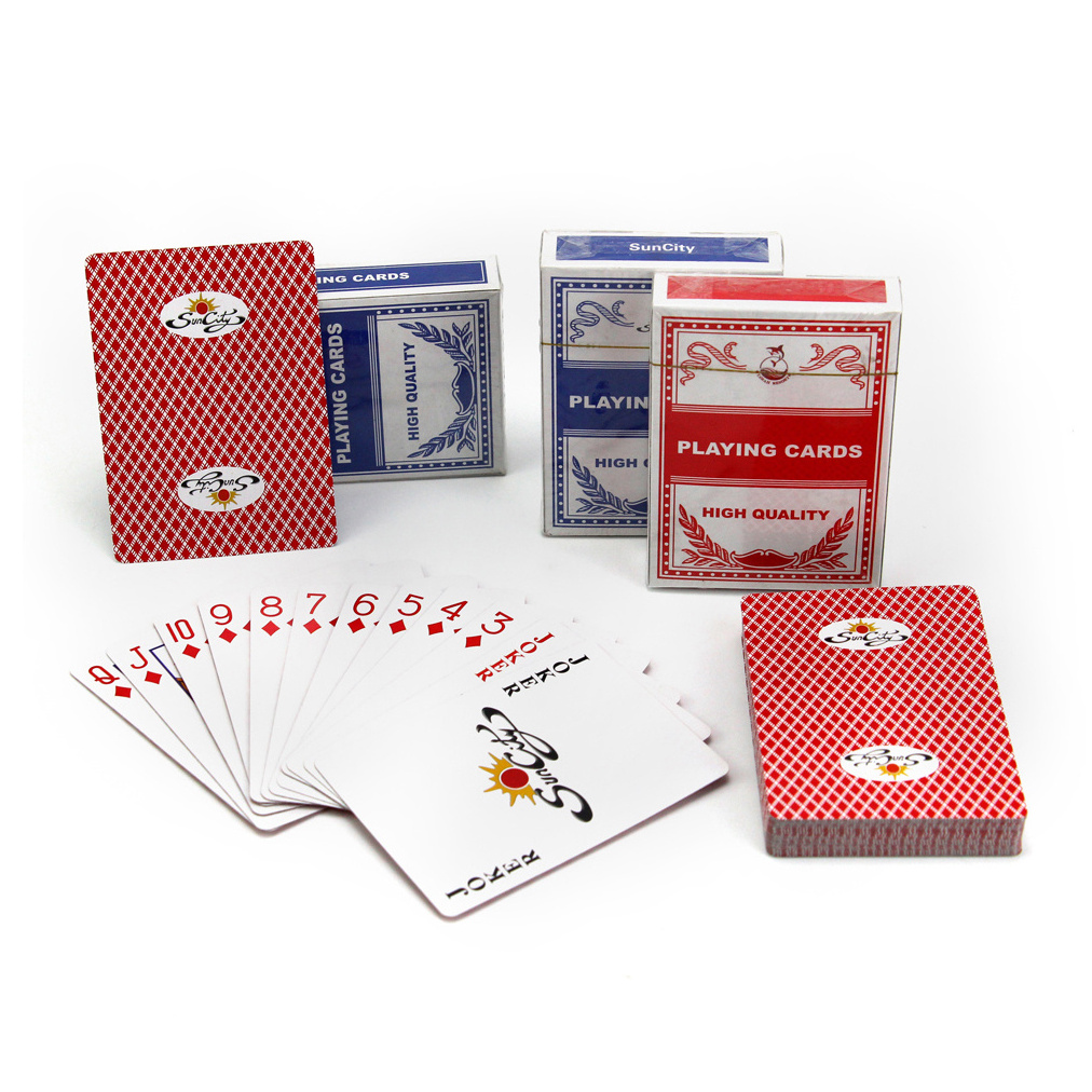 Custom Logo Las Vegas Casino Quality Cards Luxury Playing Card Game With Box