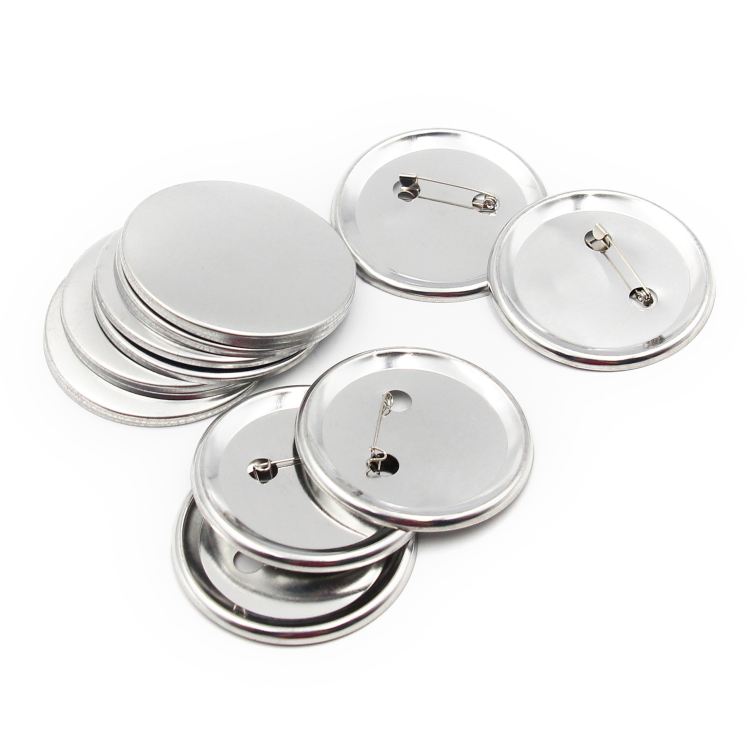 China Factory Promotion DIY 32mm 58mm Badge Making Machine Components Plain Button Pins