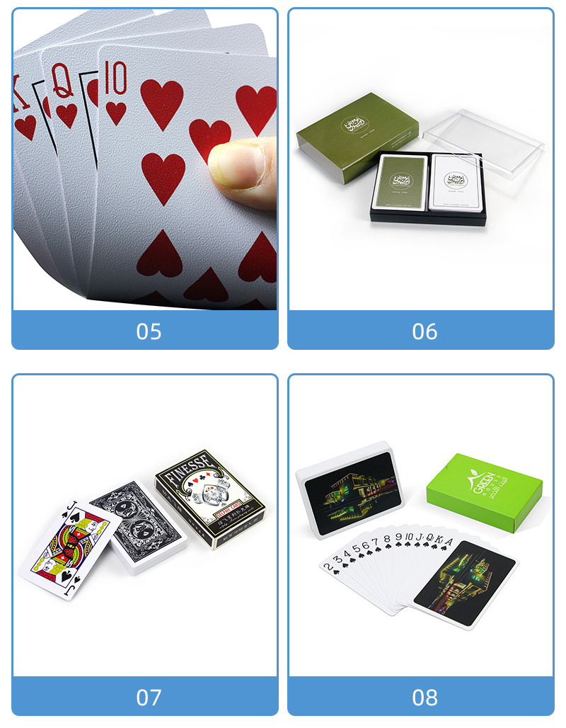 Custom Logo 100% Waterproof Colorfast Durable Poker Cartes de poker Baloot 32 Cards Arabic Baloot Playing Card With Gift Box